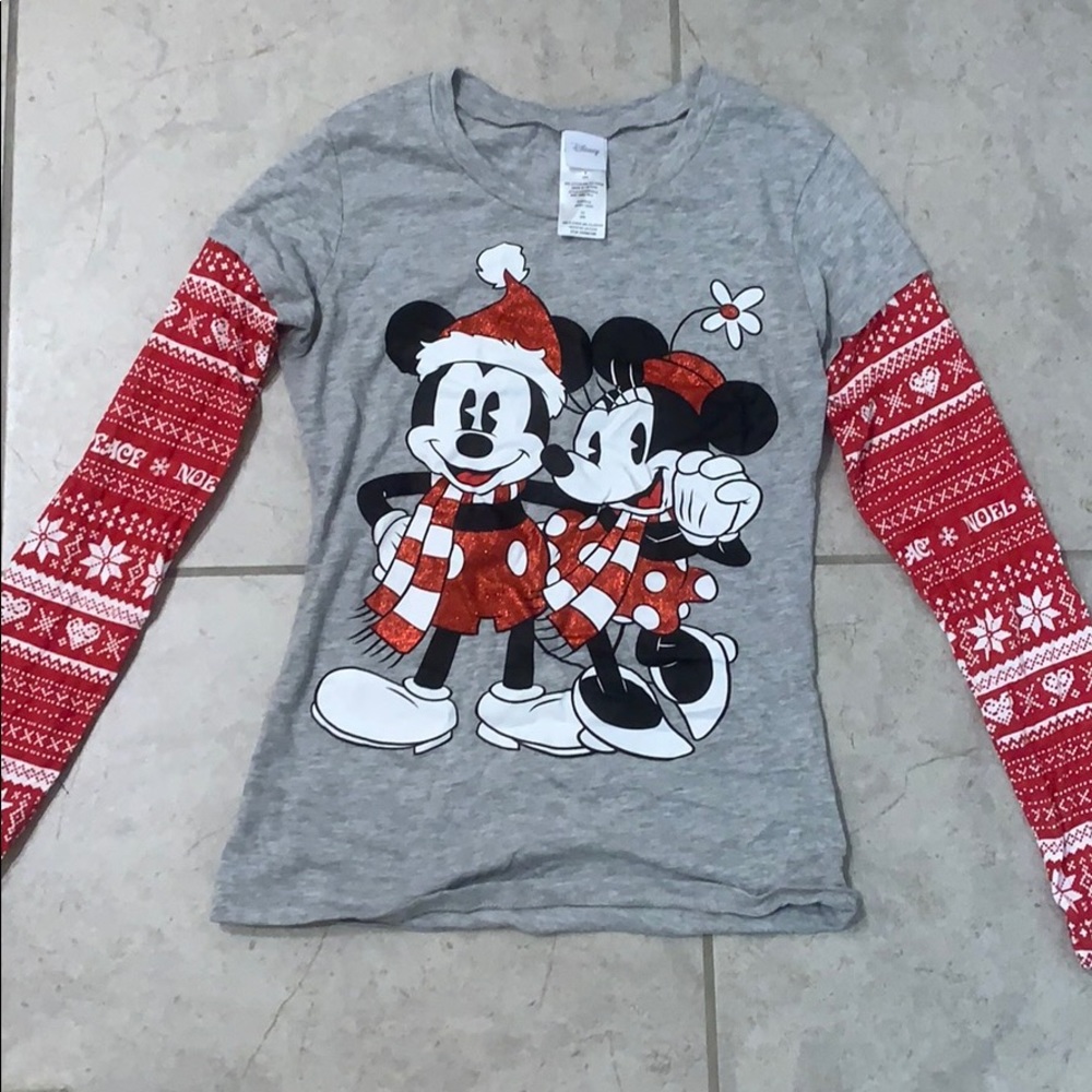 Mickey and Minnie Christmas long sleeve